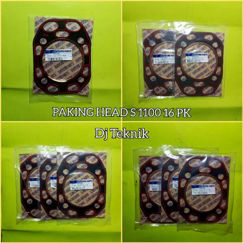 PAKING HEAD S 1100 / PAKING KOP S 1100 / GASKET HEAD S 1100 MESIN 16 PK