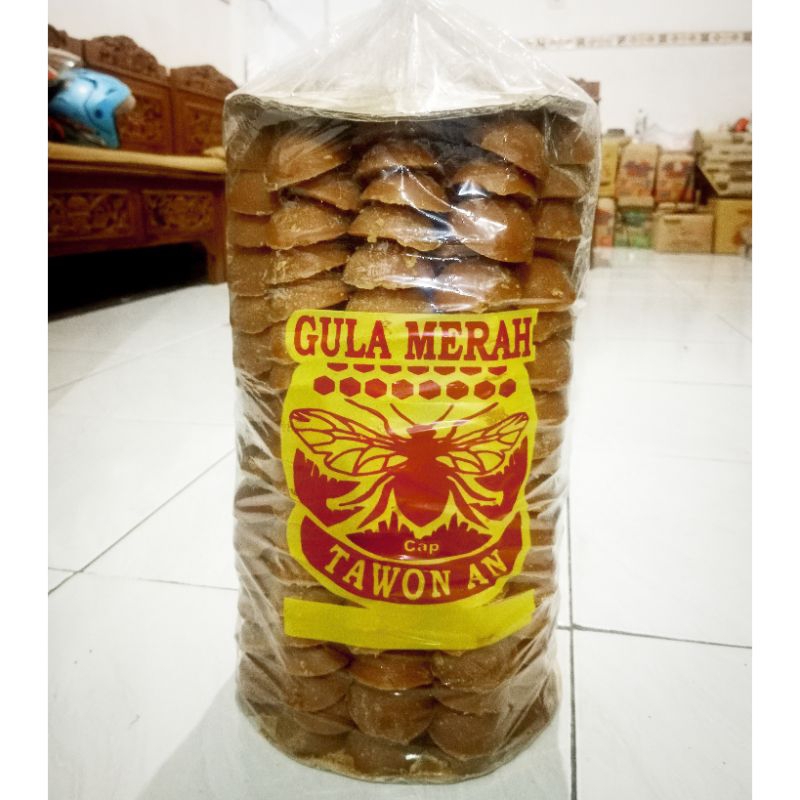 

Gula Jawa Merah aren 1 kg Tawon nan asli kebumen