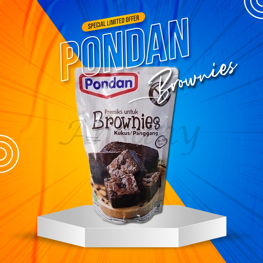 

Pondan Brownies Kukus Panggang 230gr