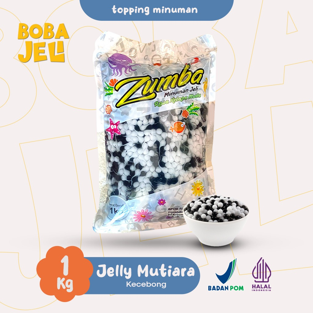 

Jelly Mutiara Kecebong Hitam Putih Zumba 1kg