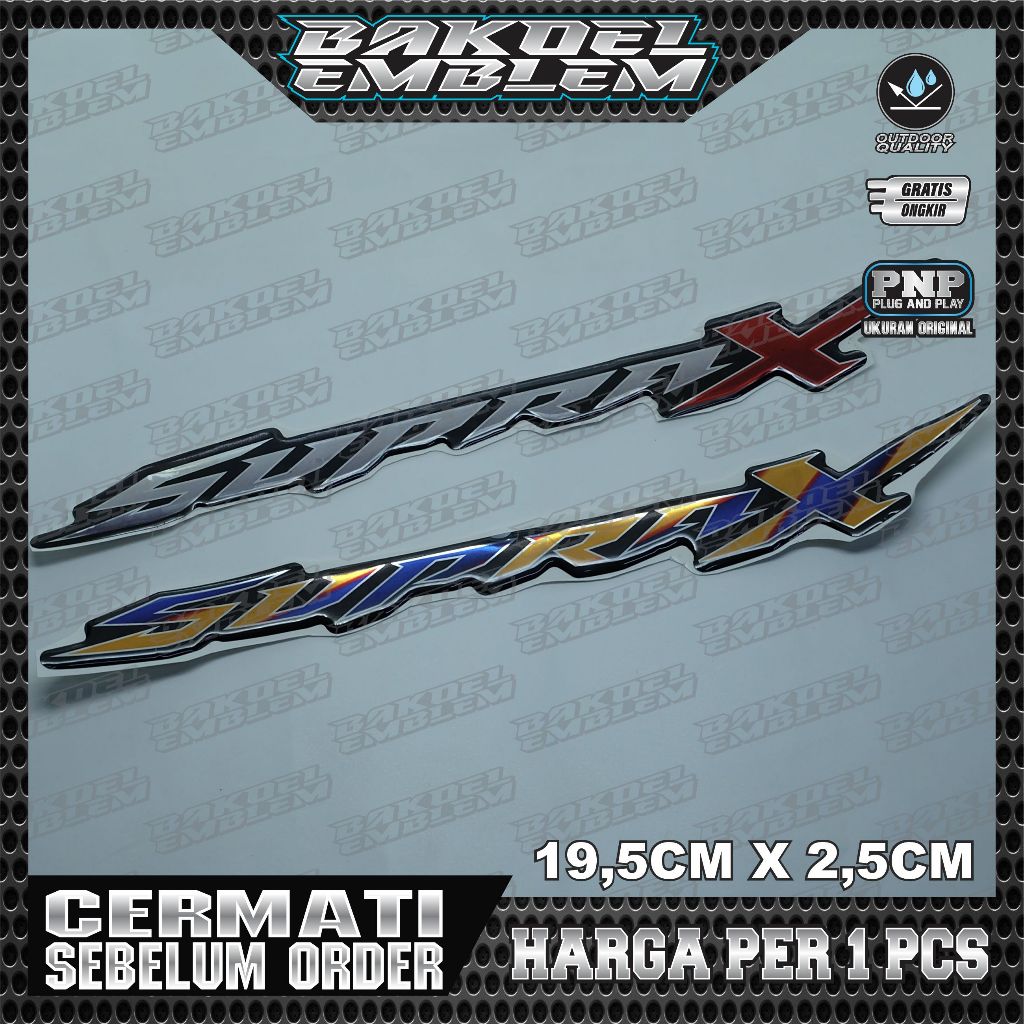 emblem timbul supra x honda | emblem timbul logo supra x 125