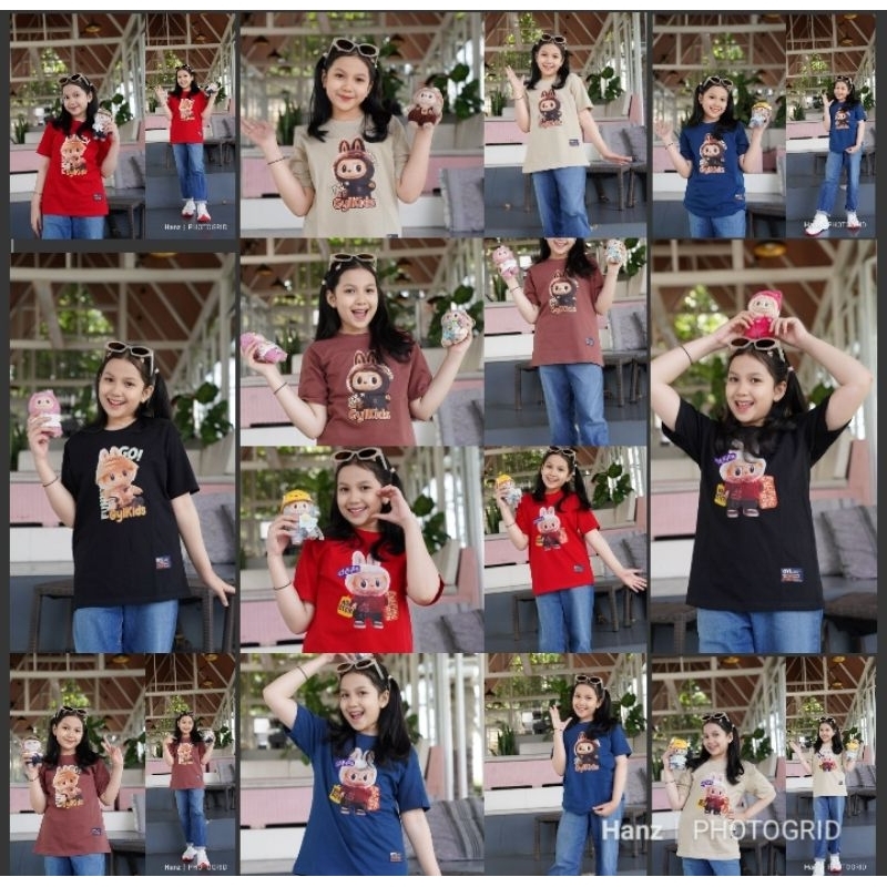 Kaos Anak Premium lengan pendek GYL kids By GYL AUTHENTIC ORIGINAL