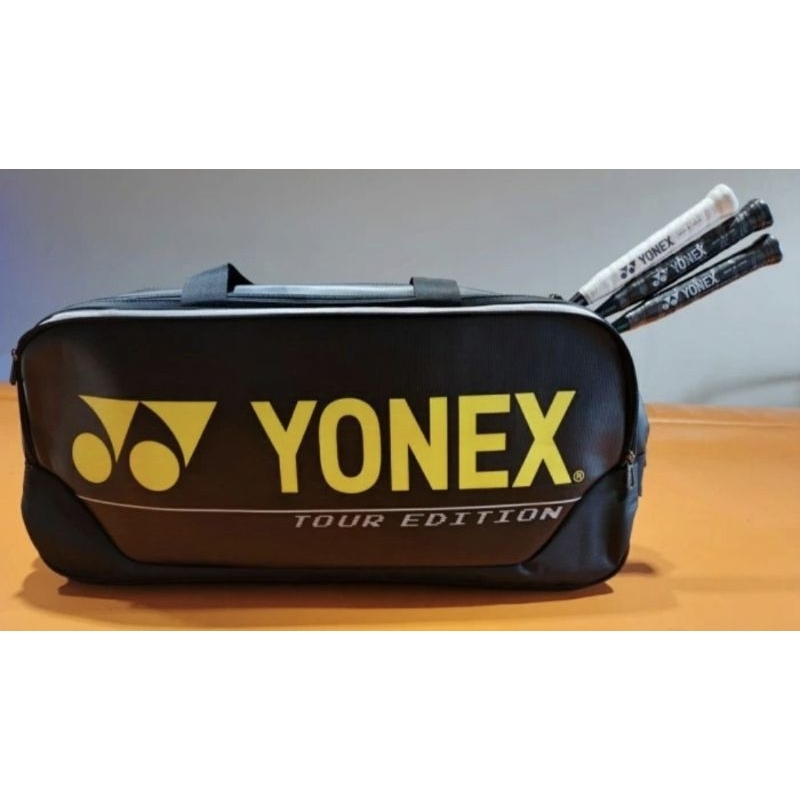 Tas Badminton Original Yonex Bag 92031 Black Yellow
