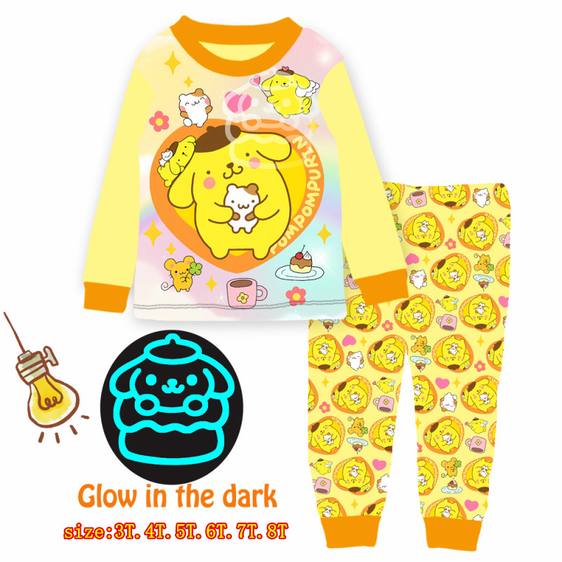 PIYAMA ANAK CUDDLE ME POMPOMPURIN KUNING BAJU TIDUR