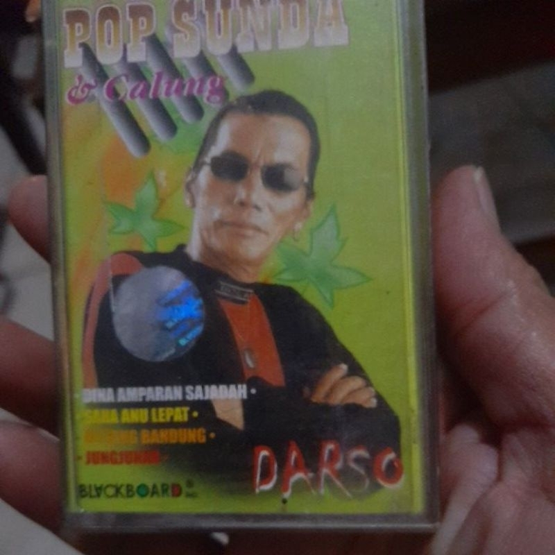 kaset pita lagu lagu kasohor pop sunda de calung darso (K487)