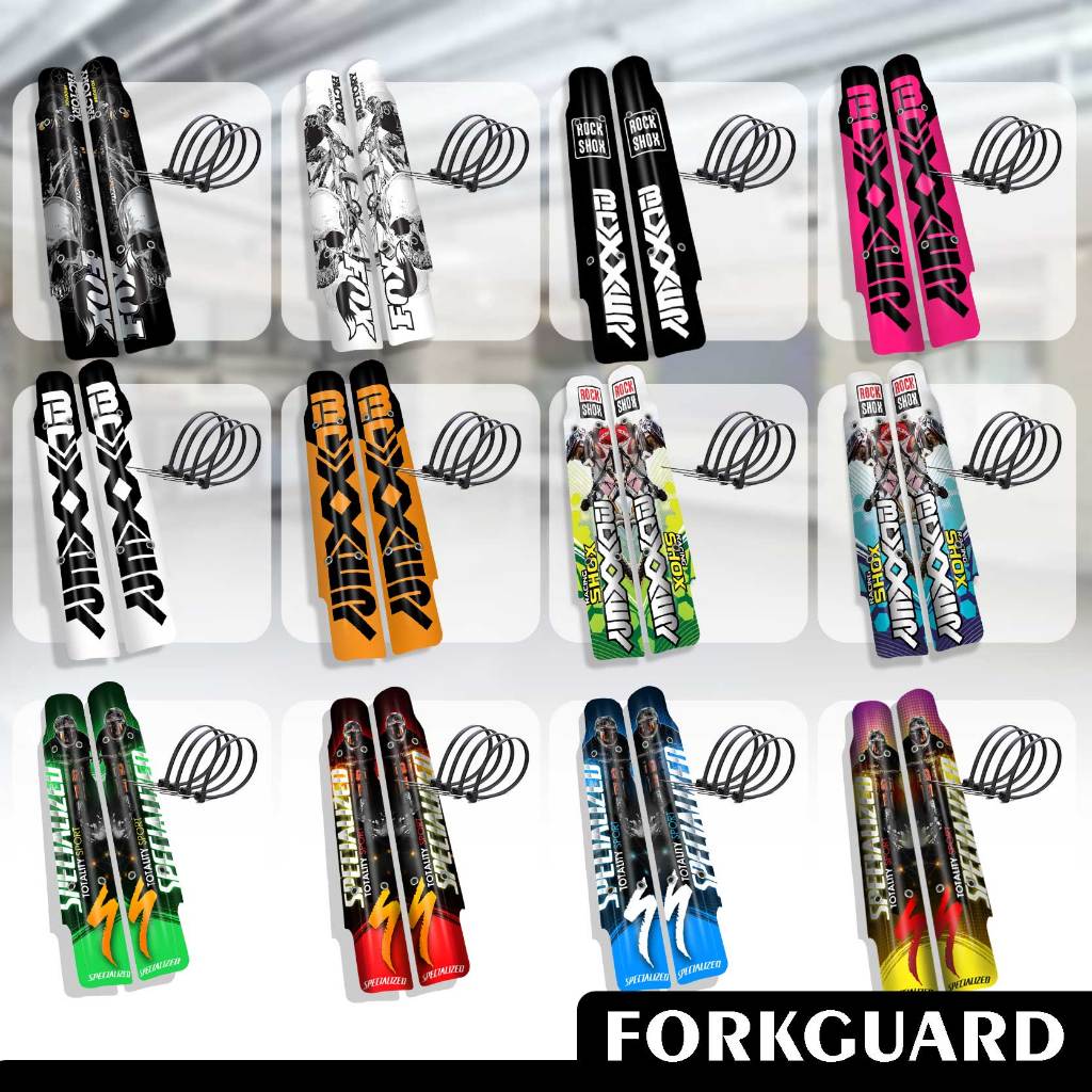 FORK GUARD SEPEDA / SPARE PART / AKSESORIS MTB / PELINDUNG SKOK DEPAN SEPEDA MTB