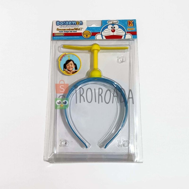 Doraemon Copter Gadget Hairband / Bando Baling Baling Bambu iro iro ada