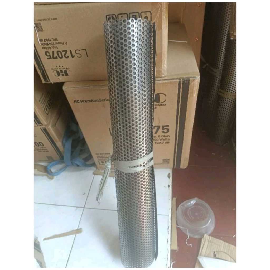 RAM GRILL BUAT BOX segi enam speaker ukuran 120cm x 60cm motif hexagonal