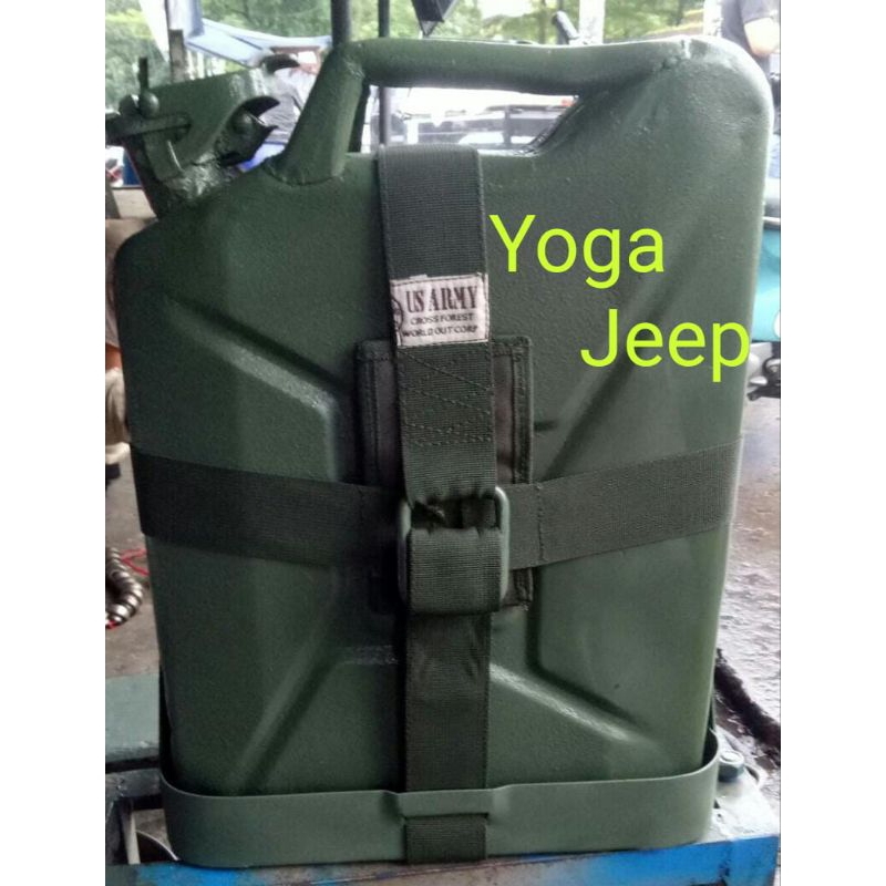 tali jerigen besi jeep willys cj utility hardtop - tali pengikat jerigen