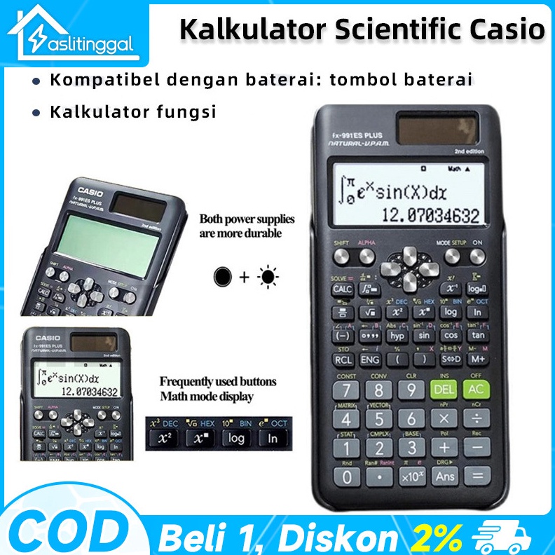 

ART G4L5 Kalkulator Scientific Casio FX991EX Kalkulator Scientific Casio ilmiah FX991EX Classwiz Asli dan Bergaransi FX991CW Kalkulator Ilmiah Original 991ESPlus Kalkulator Casio Scientific Calculator Casio Scientific Kalkulator Scientific Casio 82