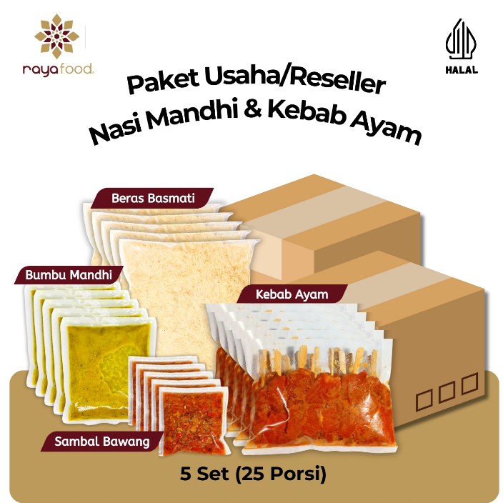 

Paket Usaha / Reseller Nasi Mandhi Kebab Ayam