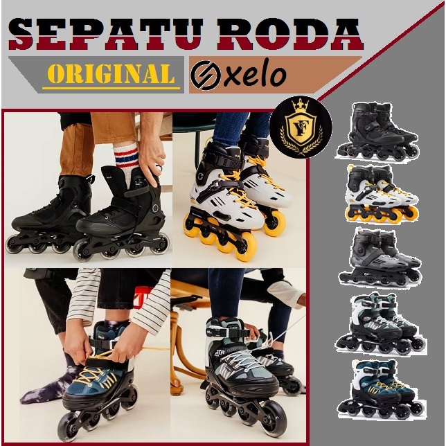 SEPATU RODA PRIA WANITA DEWASA ORIGINAL INLINE SKATE KUALITAS TERBAIK