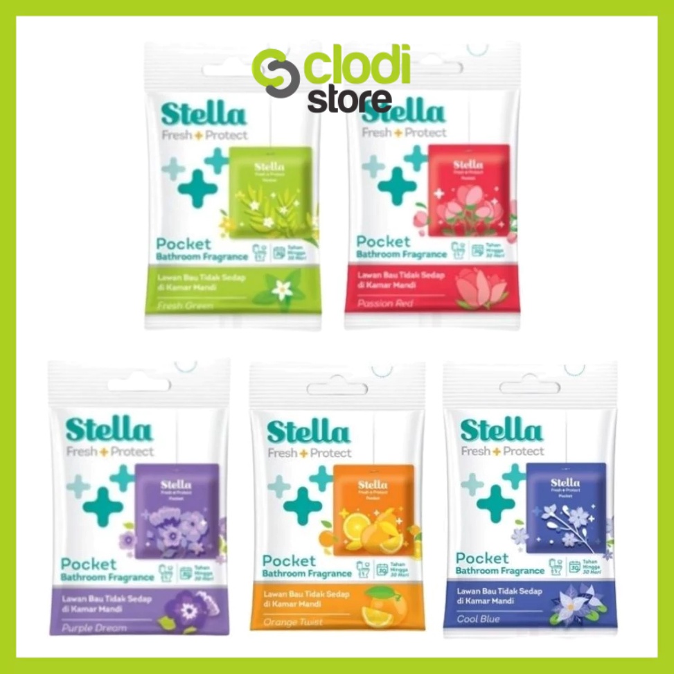 Grosiran Stella Fresh Pocket Bathroom 1 gr Pengharum Kamar Mandi