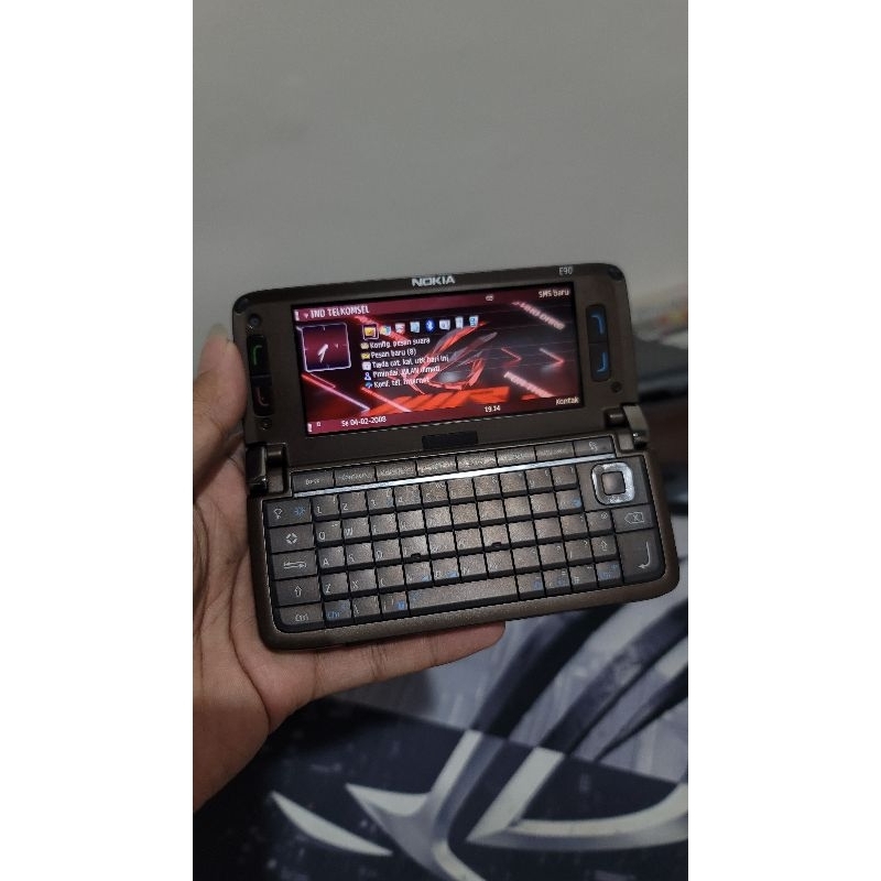 Nokia E90 Communicator original anti sadap sinyal aman bebas kartu