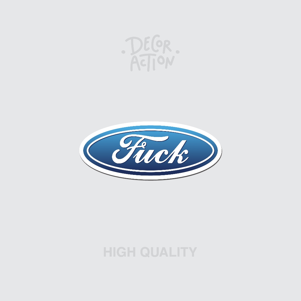 

Sticker FVCK — High Quality Sticker Glossy Waterproof