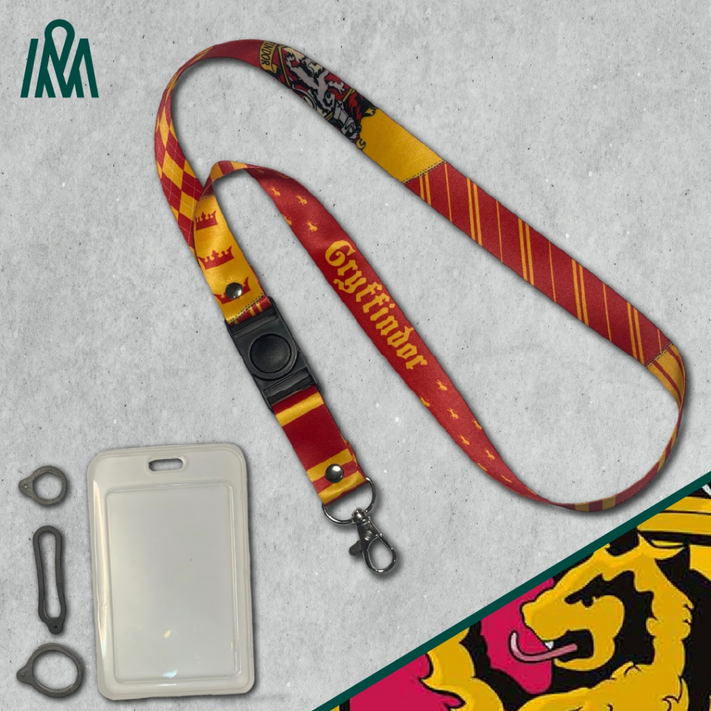 

Double-Side Lanyard GRYFFINDOR Harry Potter Merchandise Tali ID Card (unofficial)