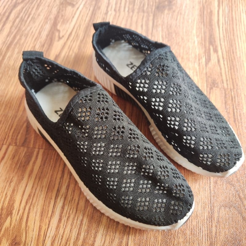 ZEODDA - sepatu wanita hitam size 36 MURAH