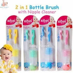 SIKAT BOTOL SUSU BAYI PEMBERSIH XIBEI BOTTLE NIPPLE BRUSH XIBEI pencuci botol