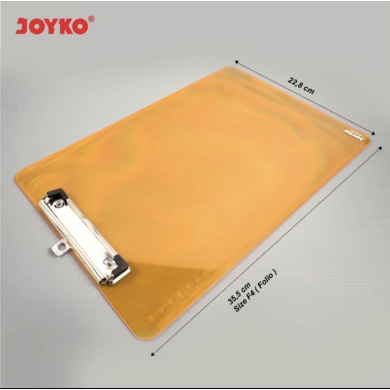 

Clip Board/papan jalan Joyko Tranparan clb-63 F4 (1pcs)