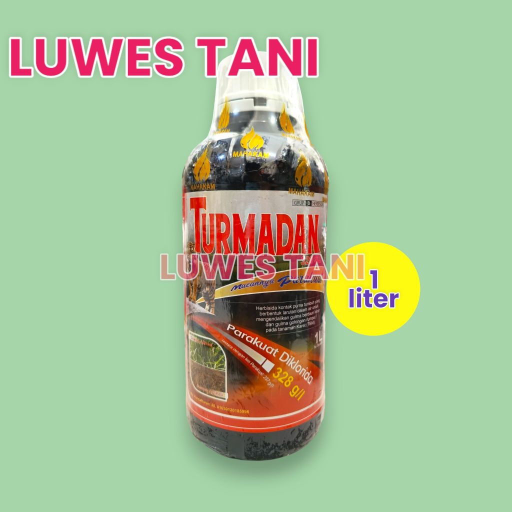 (1liter) Turmadan 328 SL herbisida gulma berdaun lebar dan rumput-rumputan