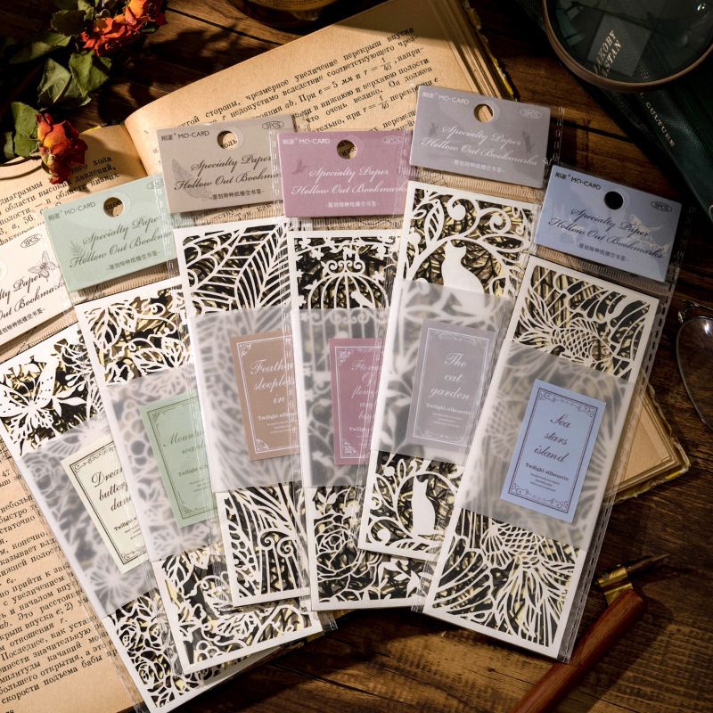 

1pax Kertas Deco die cut Paper Hollow bookmark/frame 1pax