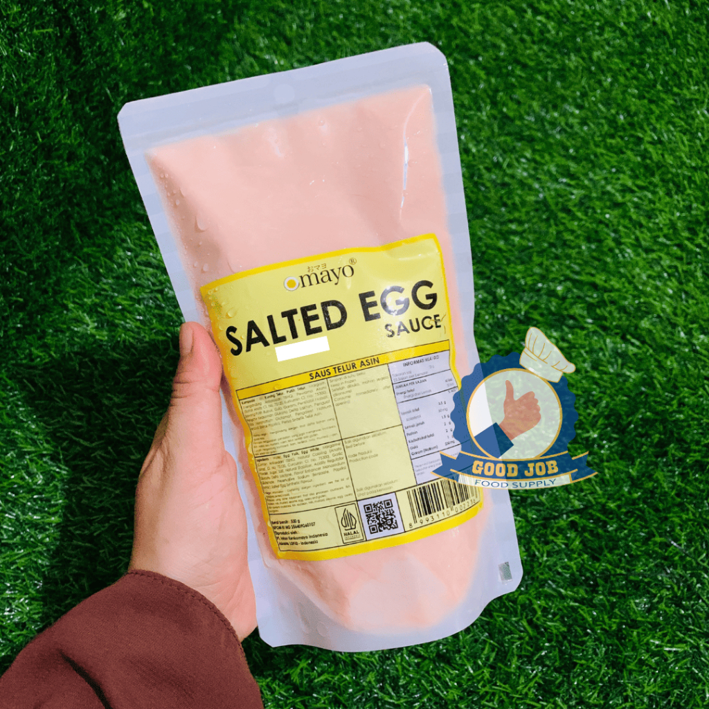 

OMAYO SALTED EGG SAUCE 500 g Halal - Saus Rasa Telur Asin Frozen