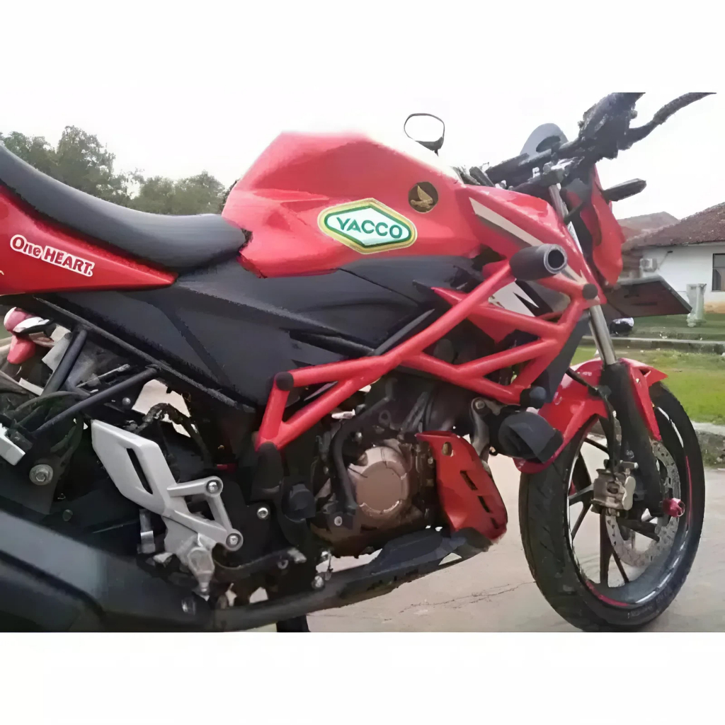 Crashbar / Tubular CB150R NEW 2015-2024, Crashbar Plus Jalu Slider Agna Full set Perngaman body