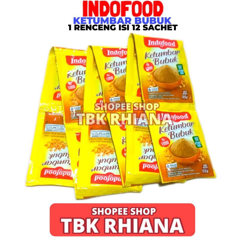 

Indofood Ketumbar Bubuk 1 Renceng Isi 12 Sachet 12.5gr