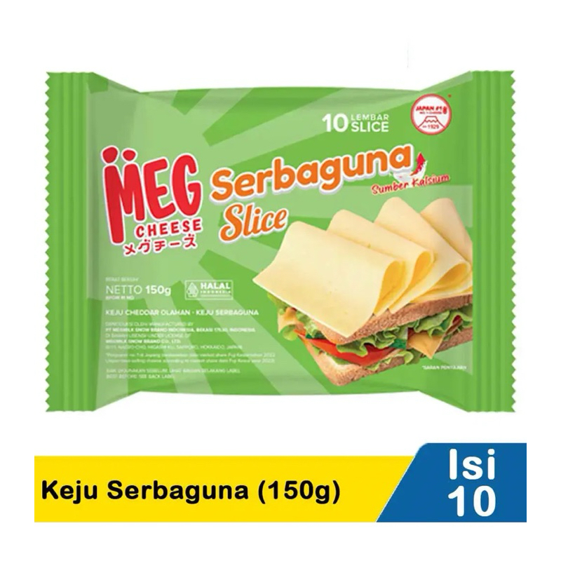 

MEG Keju Serbaguna Slice 10 lembar