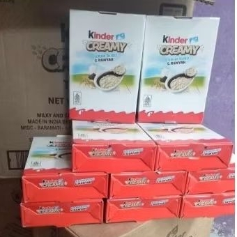 

Kinder creamy 1box isi 12pcs exp 2 Des (stok terakhir)