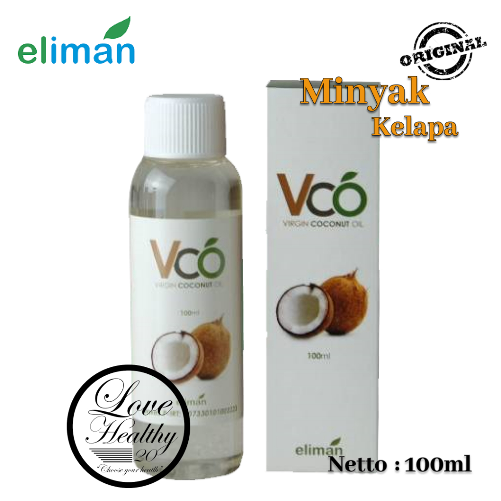 ELIMAN MINYAK KELAPA MURNI VCO COCONUT OIL ASLI 100% ORIGINAL