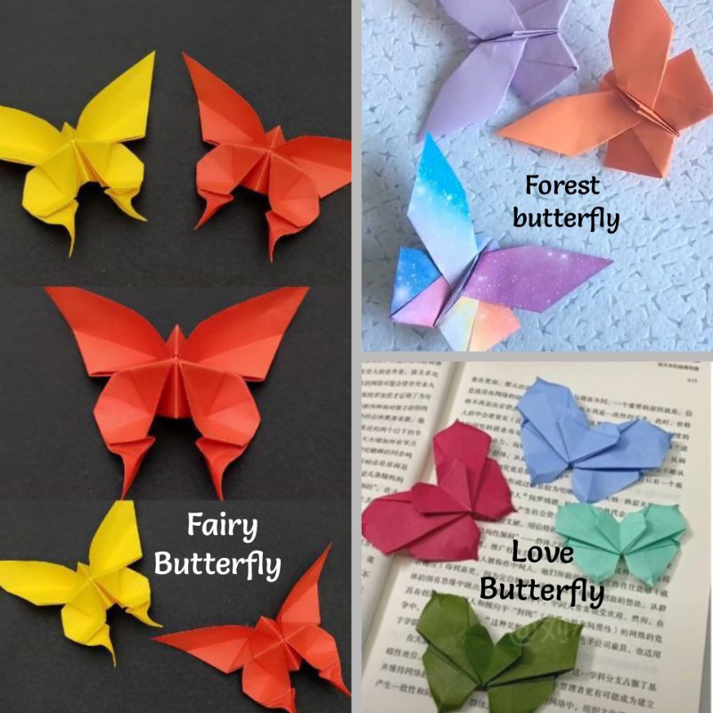 ORIGAMI WANNABE 25pcs origami BUTTERFLY special mariposha KUPU-KUPU