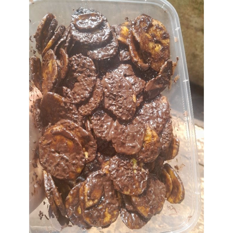 

Kripik Pisang coklat lumer box