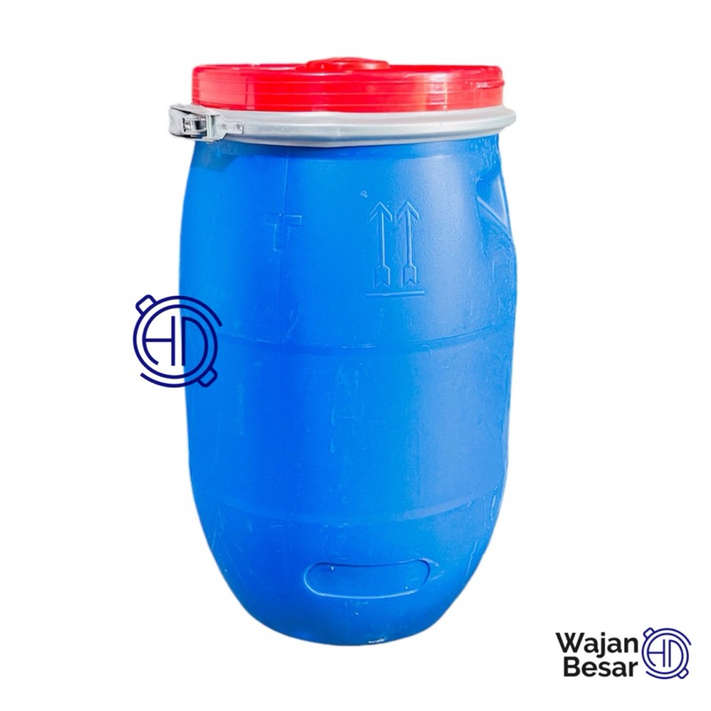 Tong Plastik 30 Liter Tong Sampah HDPE Tong Plastik Biru Second