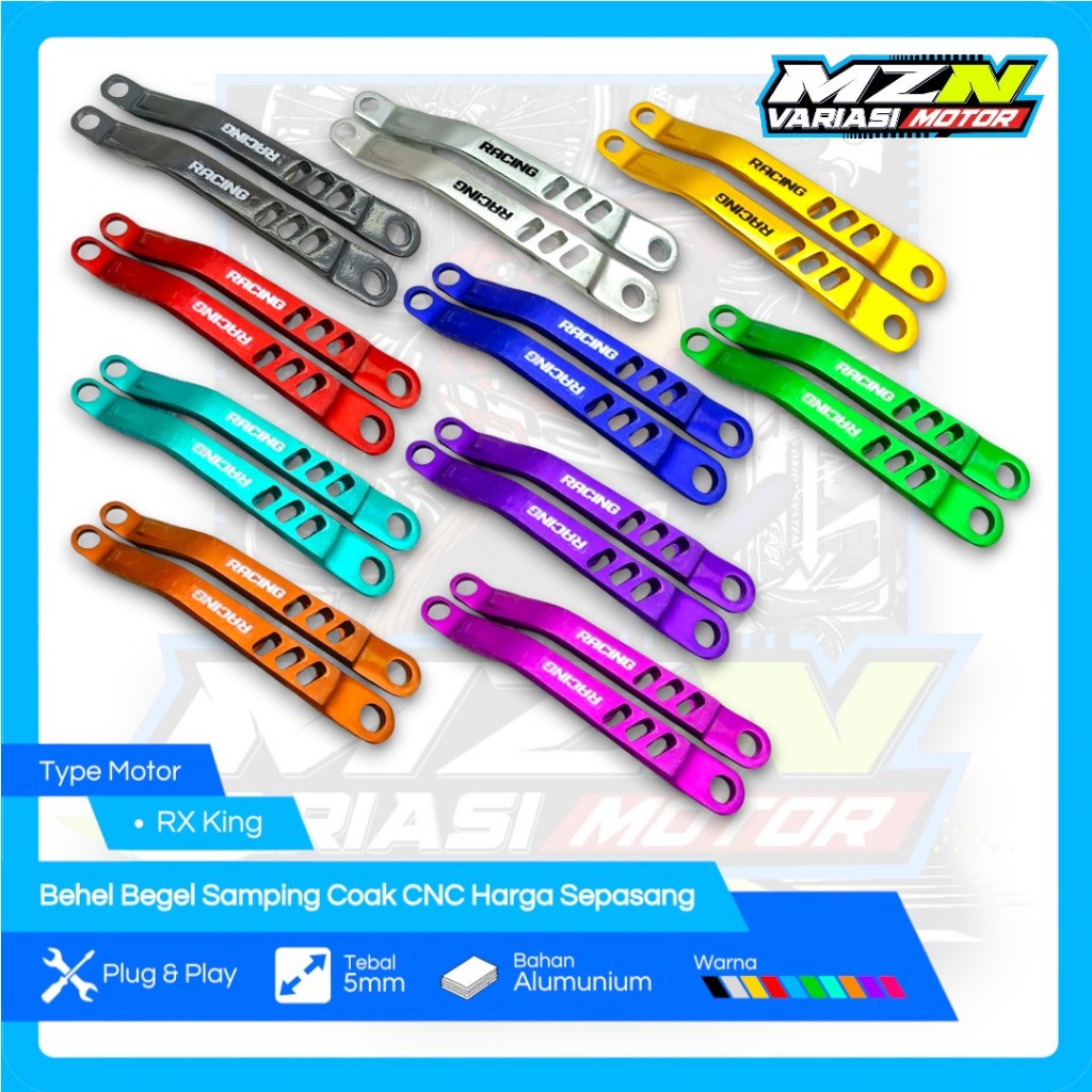 Behel Rx King Behel Samping RX King Coak CNC Harga Sepasang