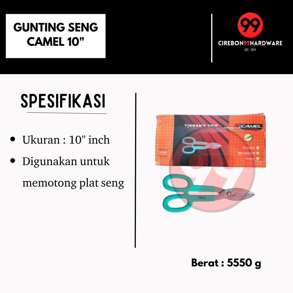 

Gunting Seng Camel 10" inch