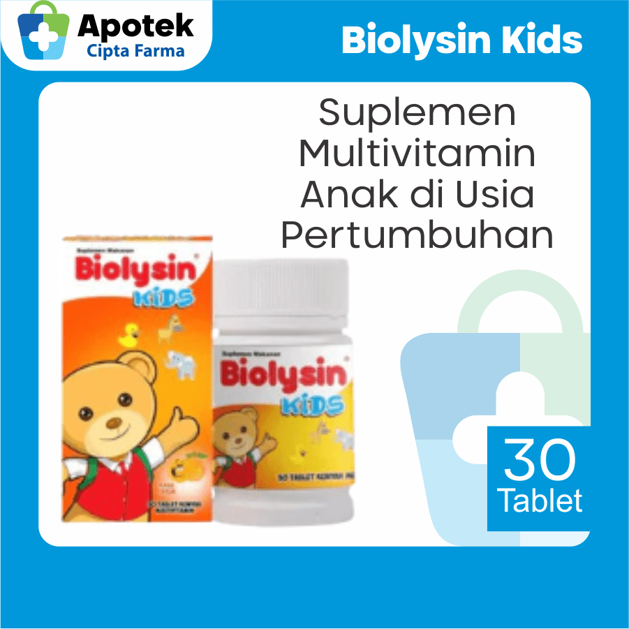 Biolysin Kids Jeruk Biolysin Vitamin Multivitamin Anak Vitamin A Vitamin B1 Vitamin B2 Vitamin B6 Vi