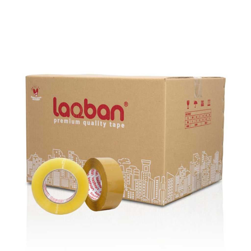 

Lakban OPP Tape 2 Inch Bening / Coklat 300 Yard x 45 Mm x 45 Micron Kualitas Terbaik 1 kardus