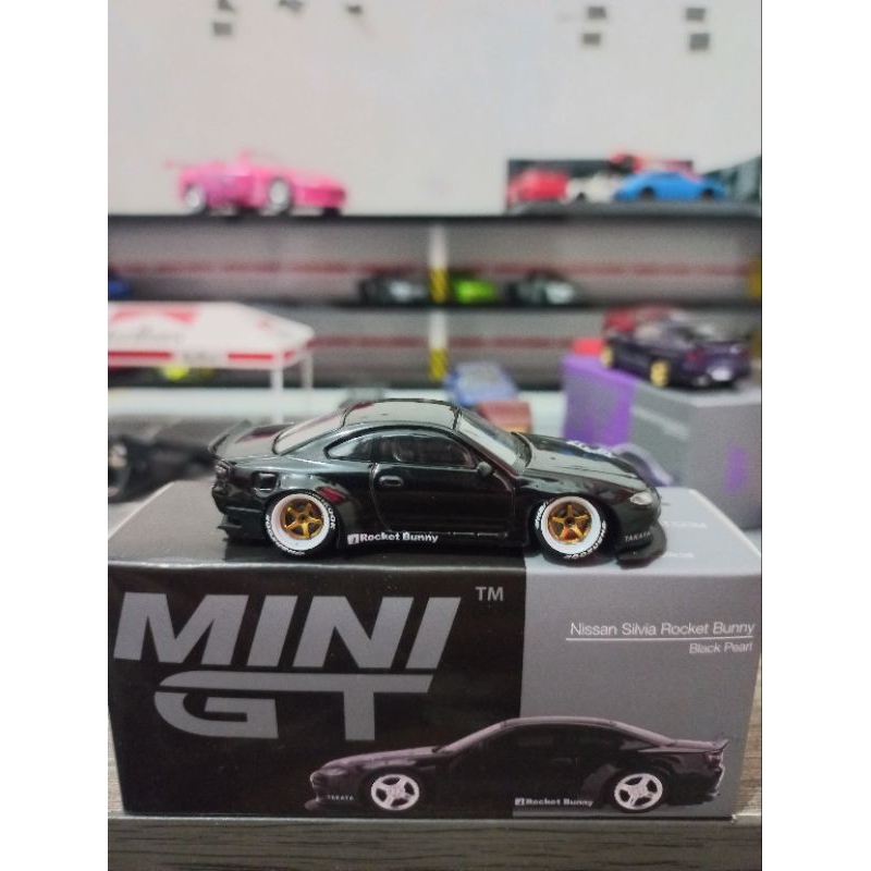 Mini GT Rocket Bunny Black and Yellow