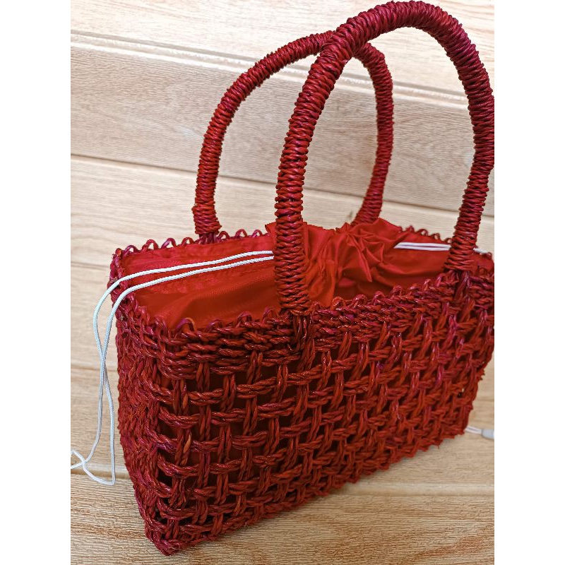 RK TAS Rara Serut (251015) Polos Furing / Tas Handle Souvenir Hampers Imlek Natal