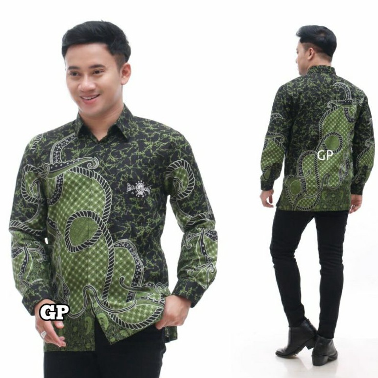 KODE N79S KemejaBatik NU Tali jagat motifTerbaru