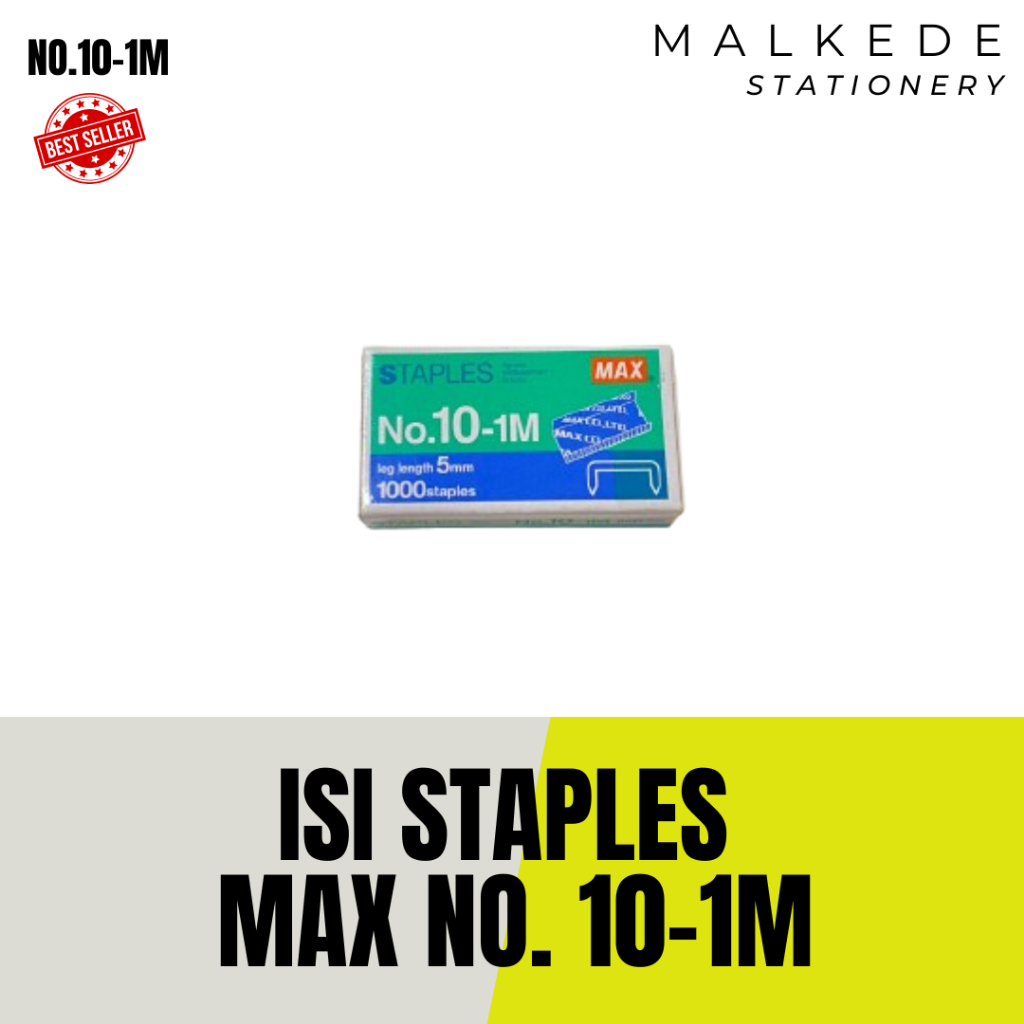 

ISI STAPLES MAX HD 10 / NO.10-1M | LEG LENGTH 5MM
