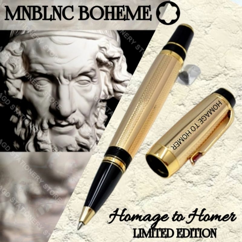 

Ballpoint Premium Luxury LIMITED MONBLNC HOMAGE TO HOMER Bonus Box Exlusive Monblnc
