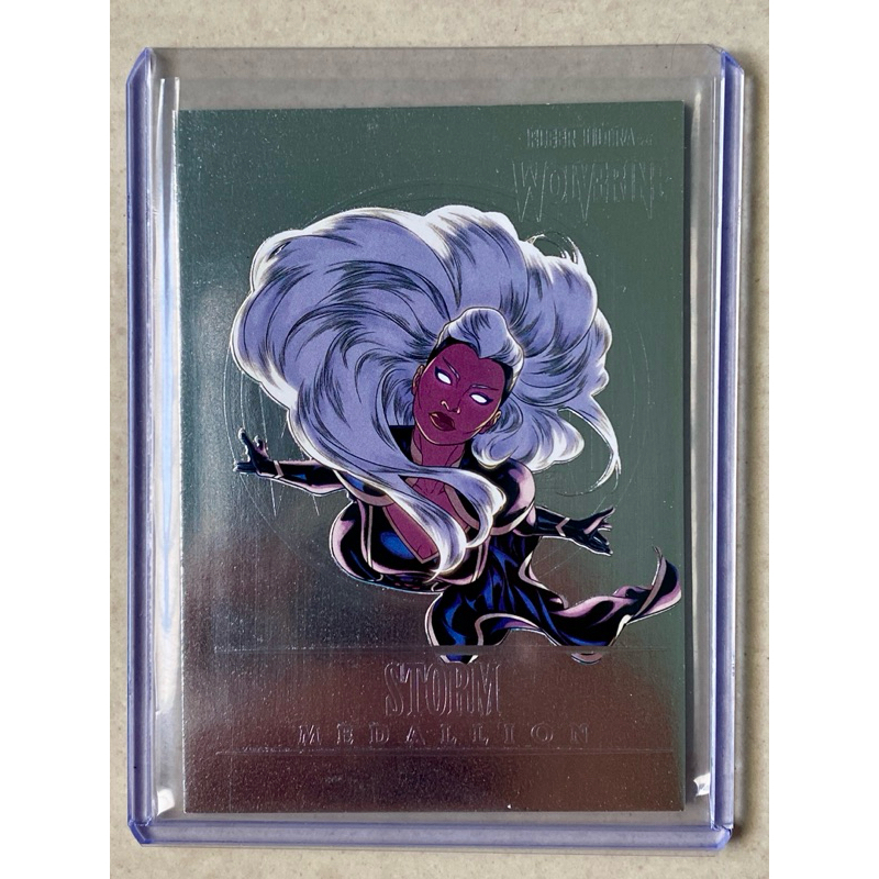 2023 Marvel Fleer Ultra Wolverine Medallions #M-44 STORM Stora 1