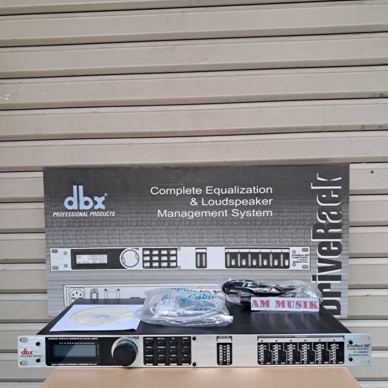 DLMS DBX 260+ SPEAKER MANAGEMANT 3 IN 6 OUT DBX 260 SILVER