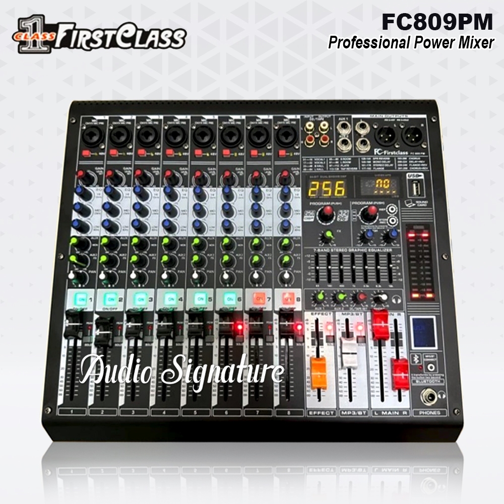 Power Mixer 8 Channel FIRSTCLASS FC809PM | FC 809PM | FC 809 PM Original