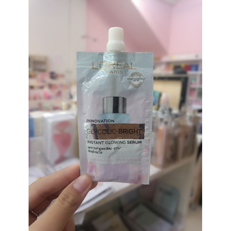 Ready Sachet Loreal Glycolic-Bright Instan Glowing Serum 6ml