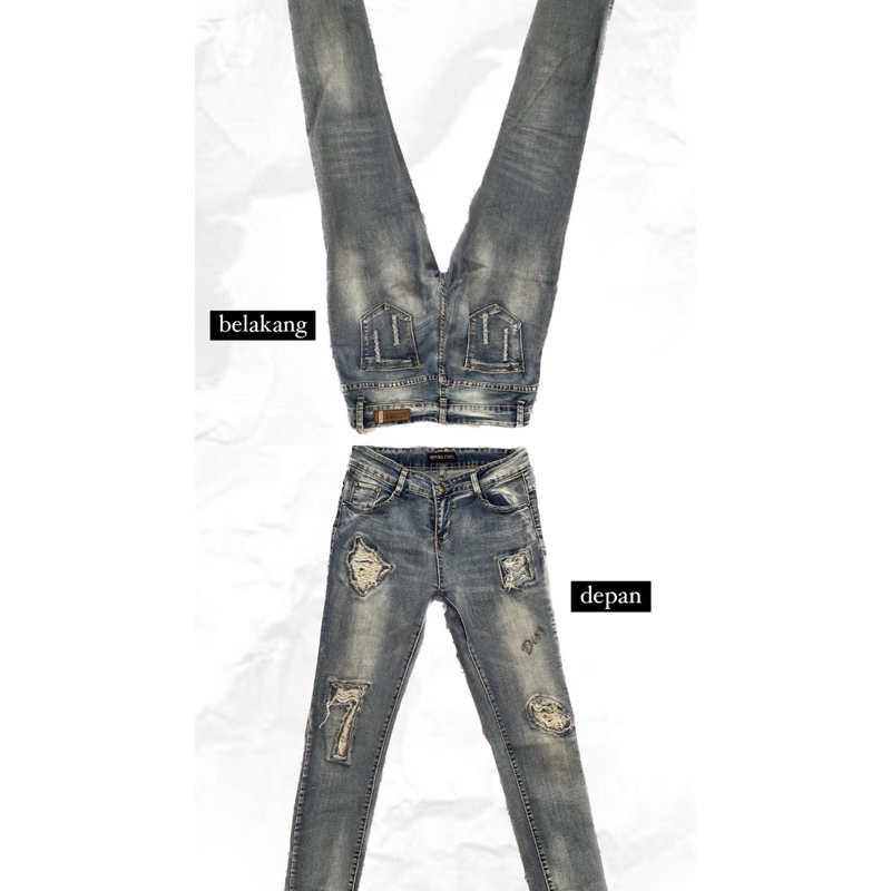 PRELOVED ANNORA JEANS (no minus)