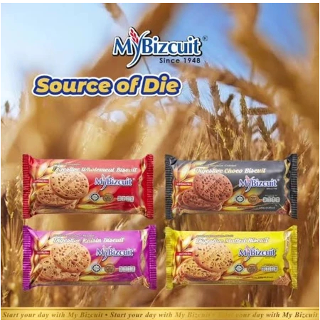 

Mybizcuit Biskuit Gandum 250gr 4 Rasa Sehat