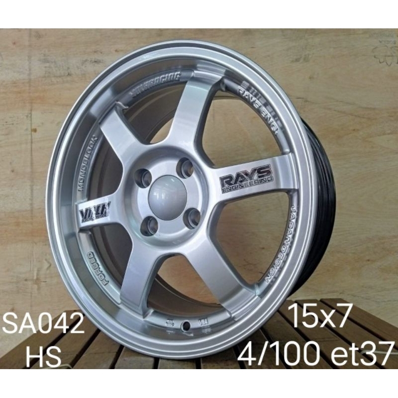 Velg SSR type C R15X6 8x100/14(43) white